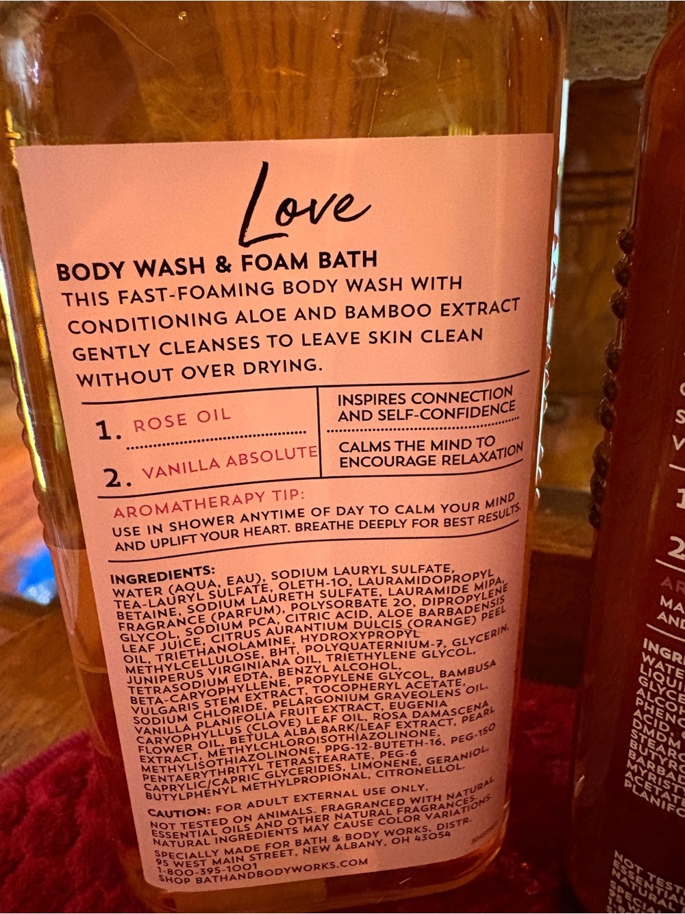 Bath & Body Works Love Rose + Vanilla 4-piece Body Set HTF Scent!! - Picture 8 of 16